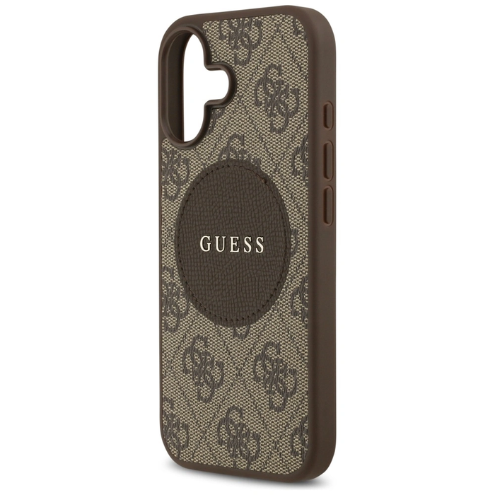 Guess 4G Circle Classic Logo MagSafe Apple iPhone 17 brown