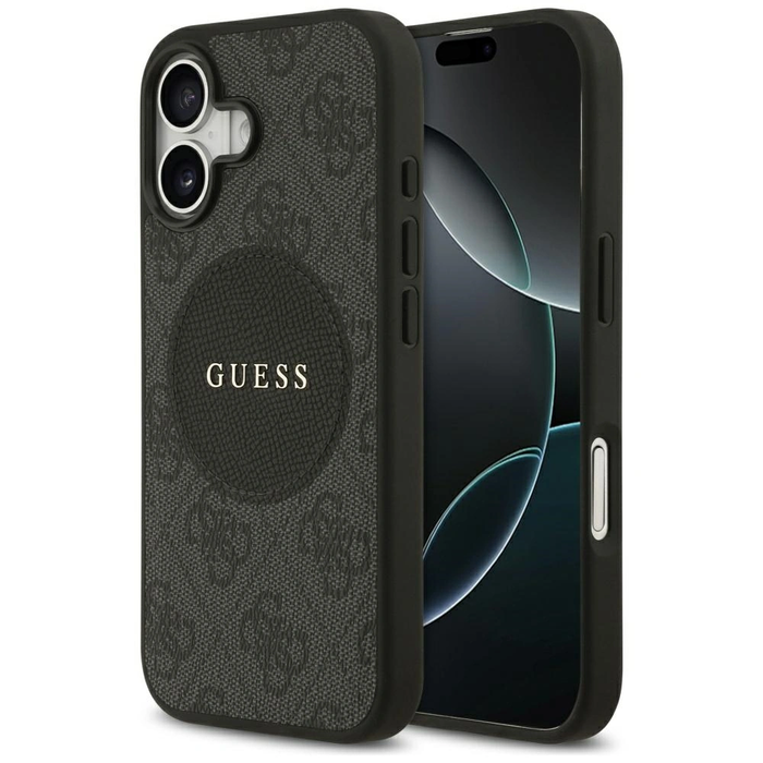 Guess 4G Circle Classic Logo MagSafe Apple iPhone 17 black