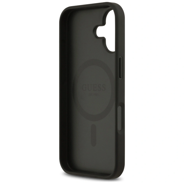 Guess 4G Circle Classic Logo MagSafe Apple iPhone 17 black