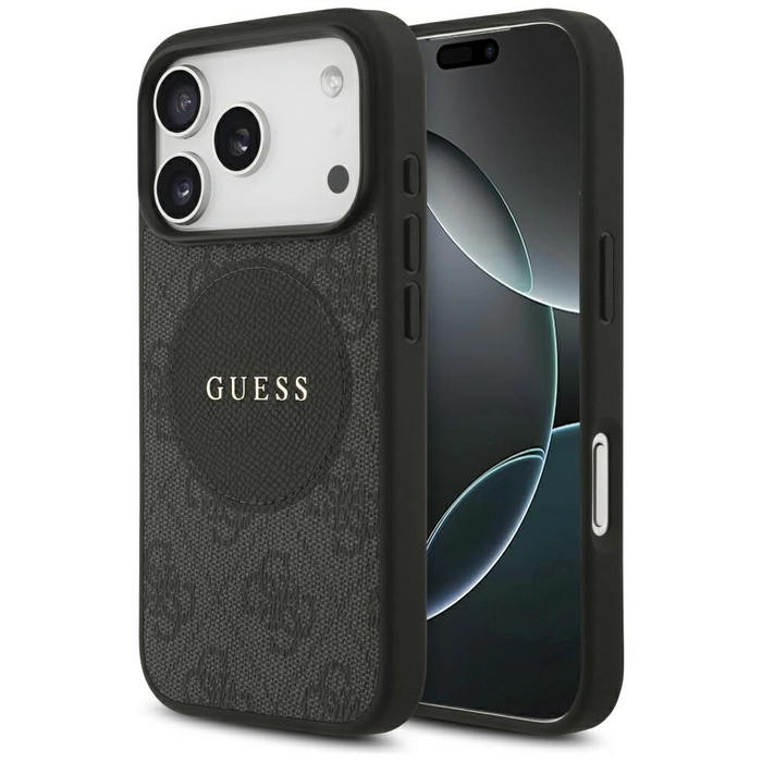 Guess 4G Circle Classic Logo MagSafe Apple iPhone 17 Pro black