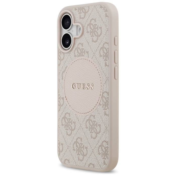 Guess 4G Circle Classic Logo MagSafe Apple iPhone 17 pink