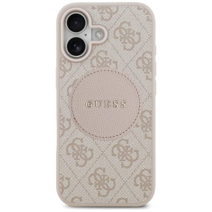 Guess 4G Circle Classic Logo MagSafe Apple iPhone 17 pink