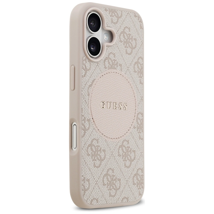 Guess 4G Circle Classic Logo MagSafe Apple iPhone 17 pink