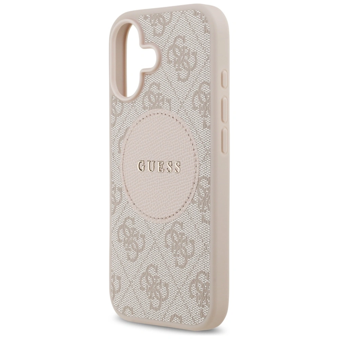 Guess 4G Circle Classic Logo MagSafe Apple iPhone 17 pink