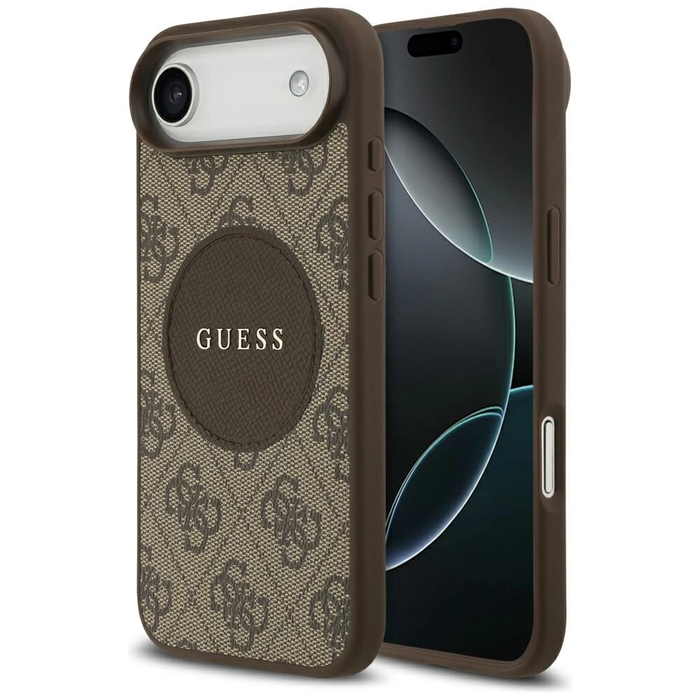 Guess 4G Circle Classic Logo MagSafe Apple iPhone Air brown