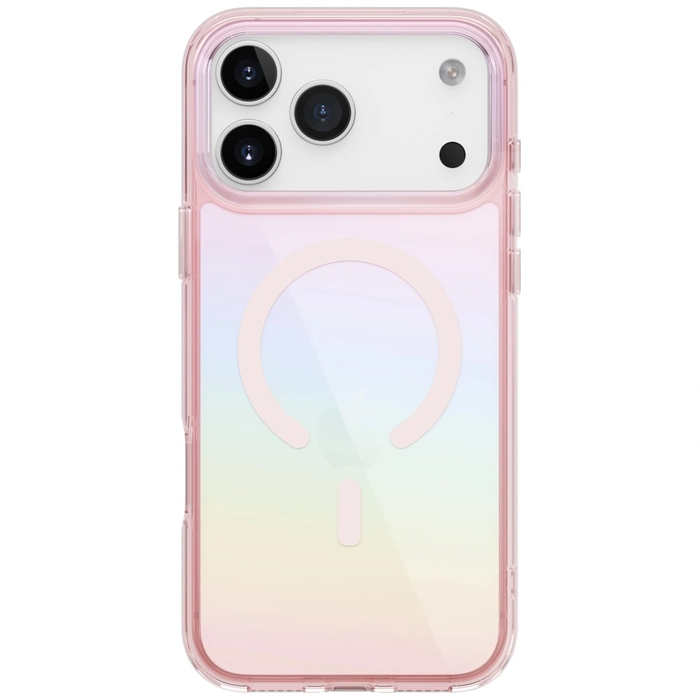 UNIQ Iridescia Apple iPhone 17 Pro Magclick Charging pink prism