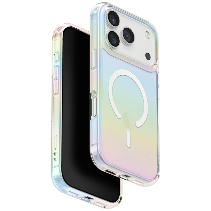 UNIQ Iridescia Apple iPhone 17 Pro Max Magclick Charging holo quartz
