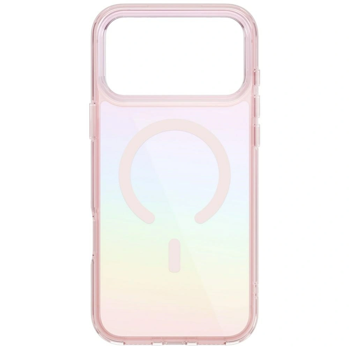 UNIQ Iridescia Apple iPhone 17 Pro Max Magclick Charging pink prism
