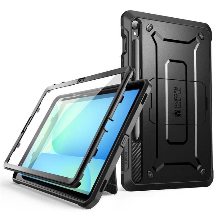 Supcase Unicorn Beetle Pro Samsung Galaxy Tab S9 11.0 / S9 FE / S10 FE / S10 Lite 10.9 X710 / X716b / X510 / X516b / X520 / X526 / X400 / X406b Black