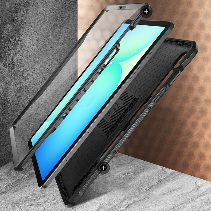Supcase Unicorn Beetle Pro Samsung Galaxy Tab S9 11.0 / S9 FE / S10 FE / S10 Lite 10.9 X710 / X716b / X510 / X516b / X520 / X526 / X400 / X406b Black