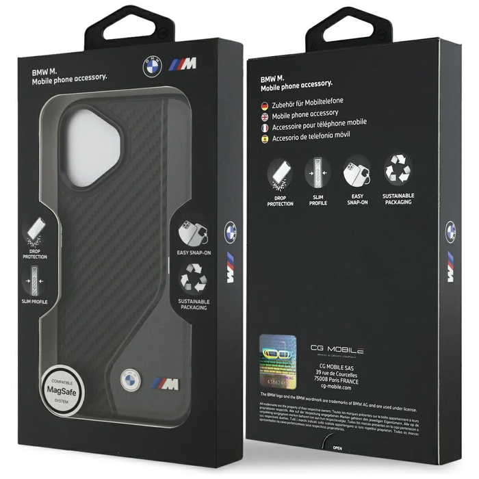 BMW M Carbon Logo MagSafe Apple iPhone 17 anthracite