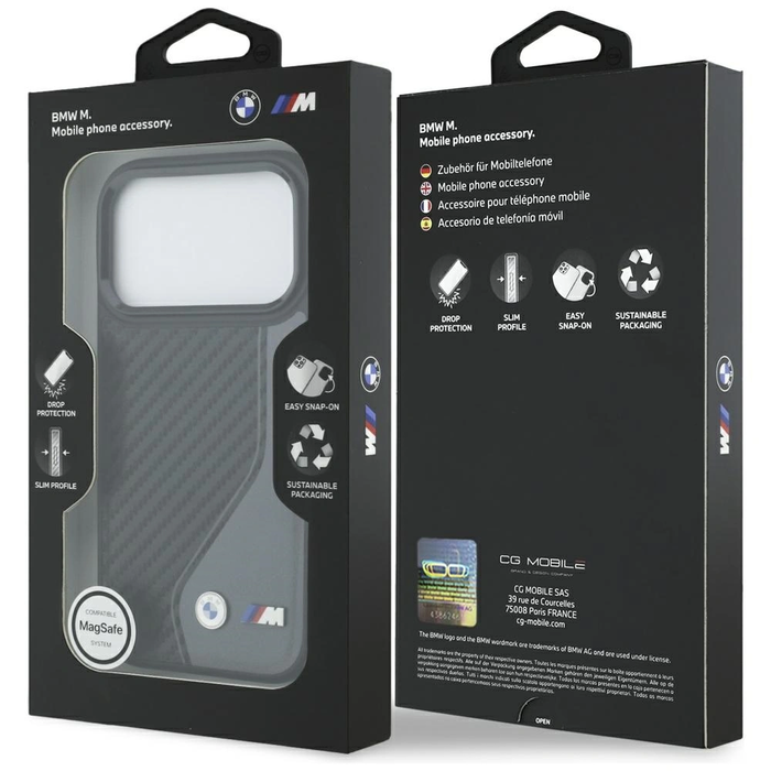 BMW M Carbon Logo MagSafe Apple iPhone 17 Pro anthracite