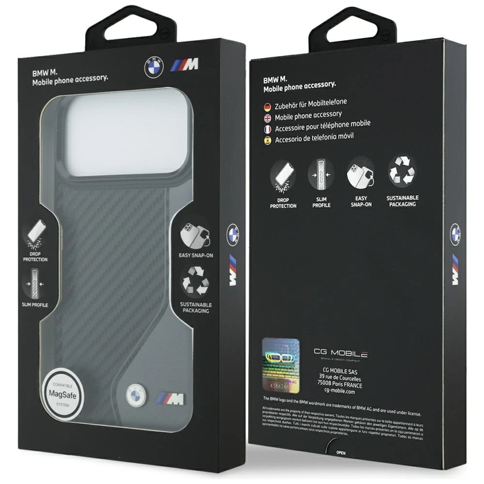 BMW M Carbon Logo MagSafe Apple iPhone 17 Pro Max anthracite