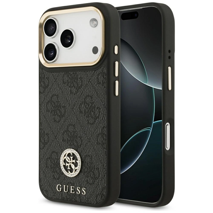 Guess 4G Strass Logo MagSafe Apple iPhone 17 Pro black