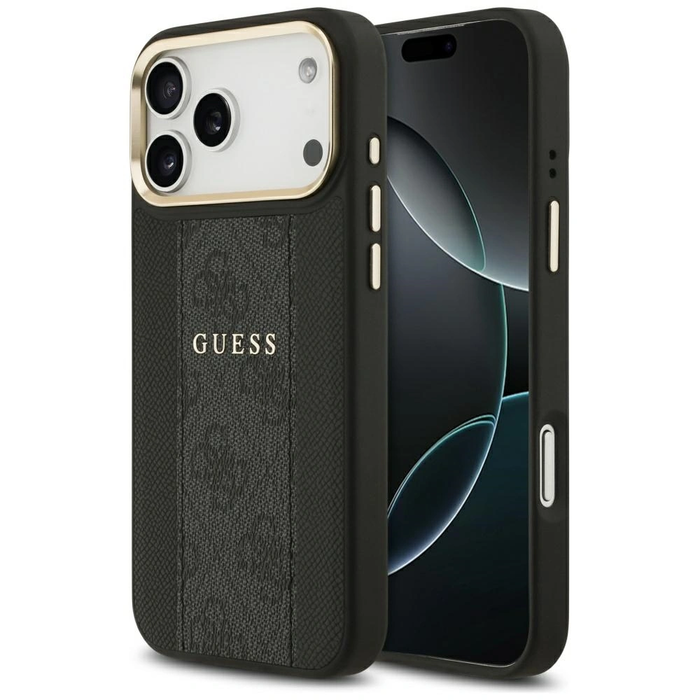 Guess 4G Stripe MagSafe Apple iPhone 17 Pro Max black