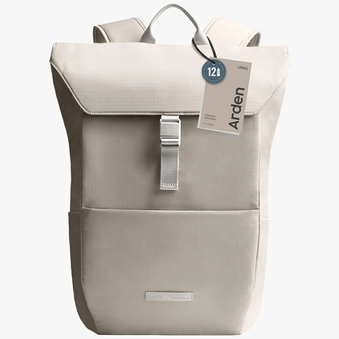 UNIQ Arden RPET 18L beige backpack