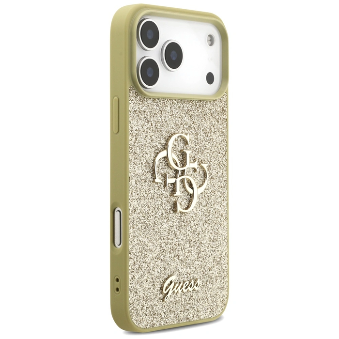 Guess Fixed Glitter Big 4G Apple iPhone 17 Pro Max gold