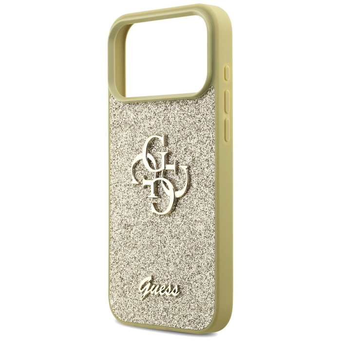 Guess Fixed Glitter Big 4G Apple iPhone 17 Pro Max gold