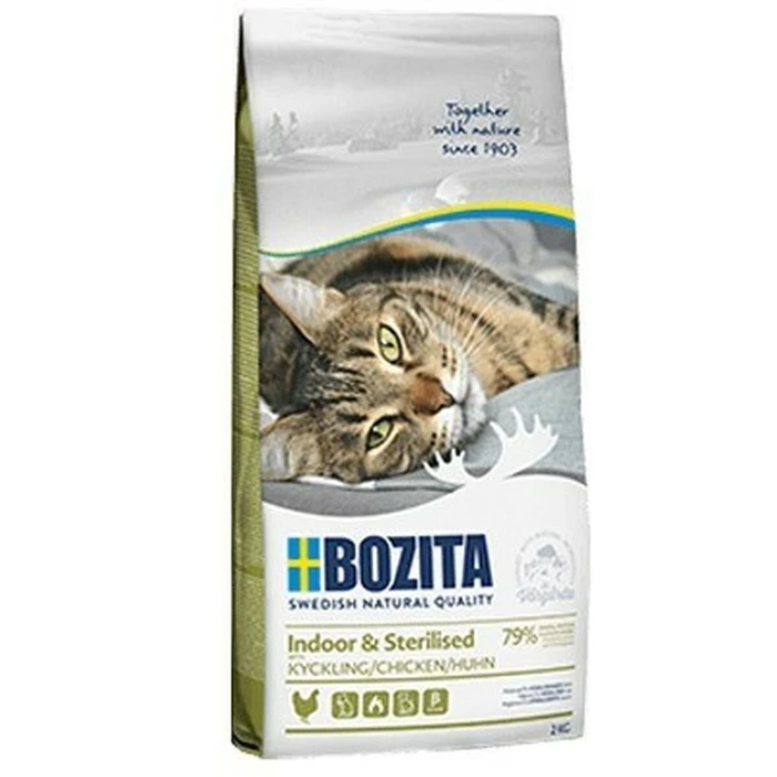 Γατοτροφή Bozita Indoor & Sterilised Κοτόπουλο 2 Kg