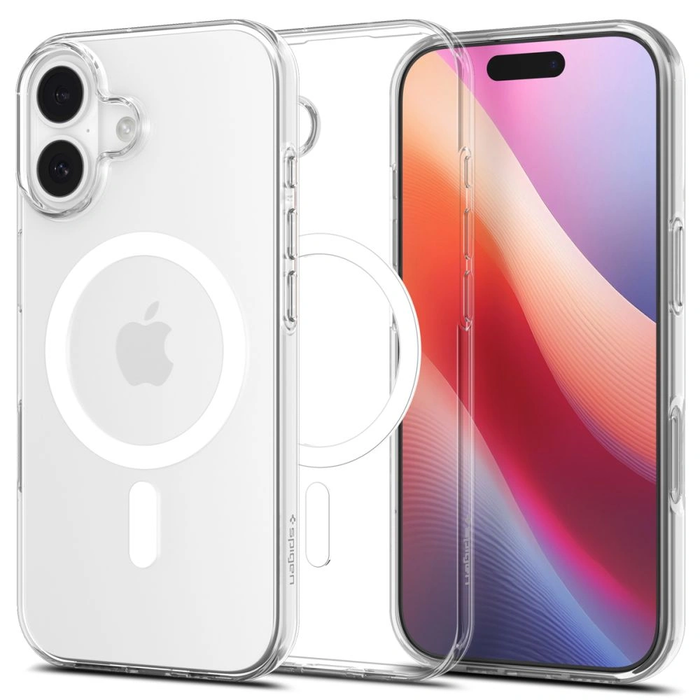 Spigen Liquid Crystal Mag MagSafe Apple iPhone 17 Clear/white