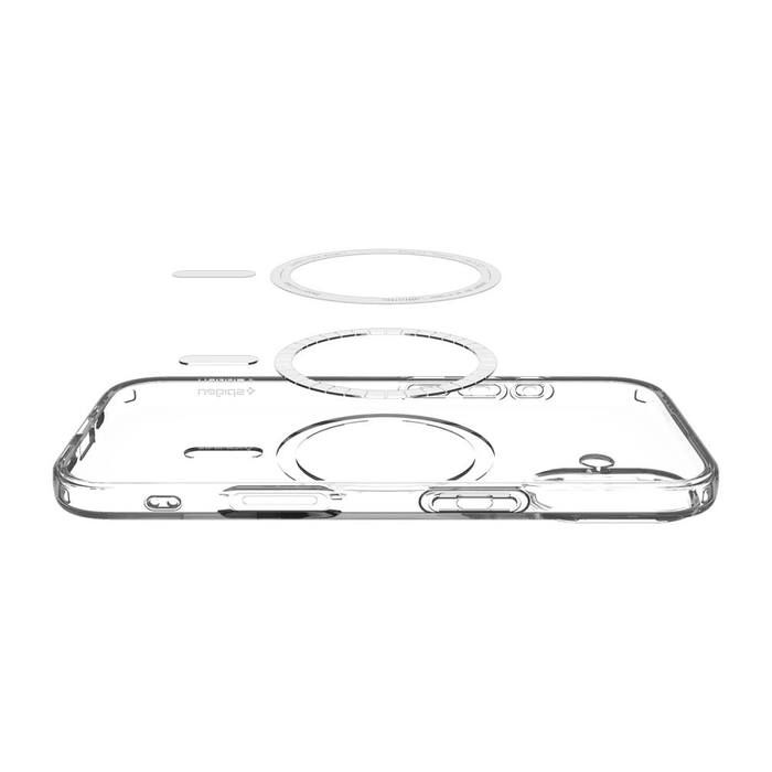 Spigen Liquid Crystal Mag MagSafe Apple iPhone 17 Clear/white