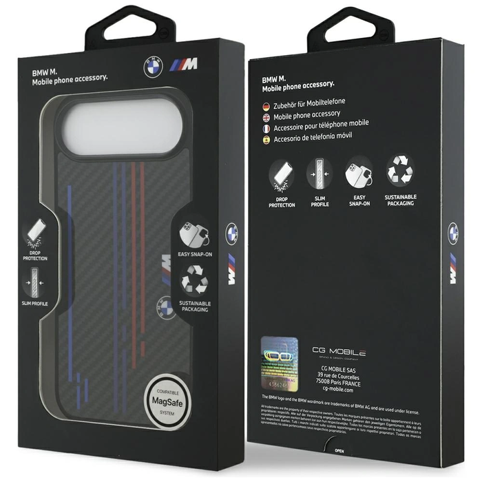 BMW M Kevlar Lines & Logo MagSafe Apple iPhone Air black
