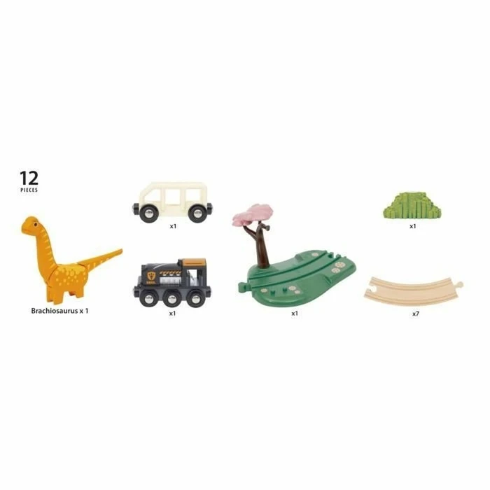 Τρενάκι Brio Dinosaur circle set