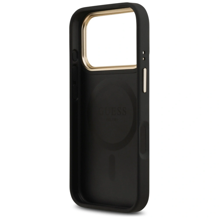 Guess Peony Hot Stamp MagSafe Apple iPhone 17 Pro black