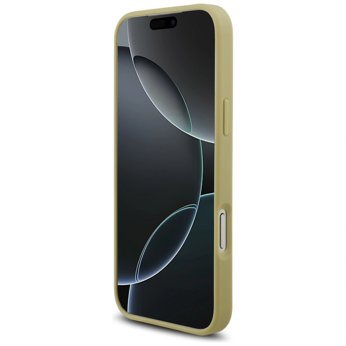 Guess Rhinestone Triangle Logo Apple iPhone 17 Pro Max gold