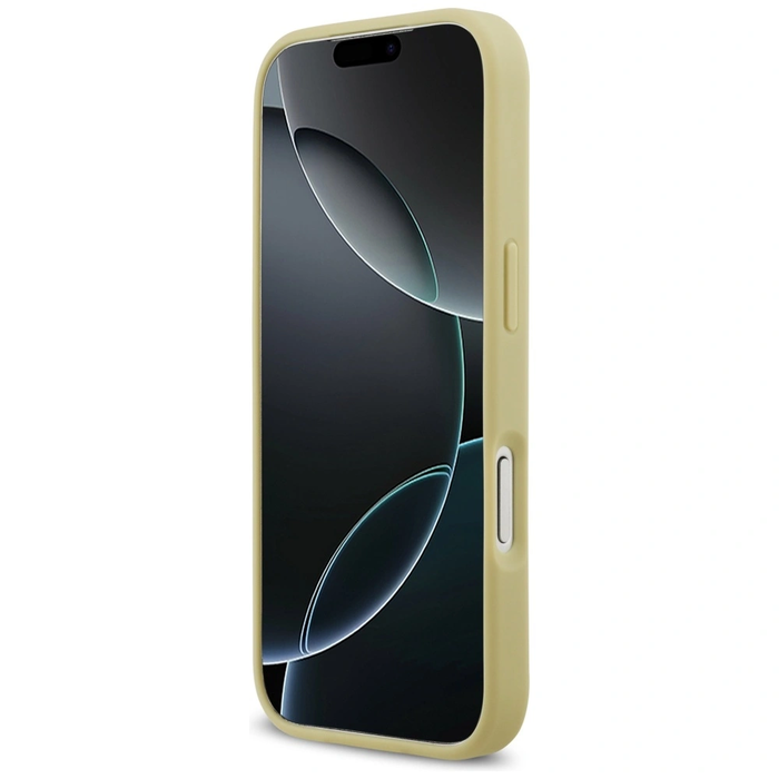 Guess Rhinestone Triangle Logo Apple iPhone 17 Pro gold