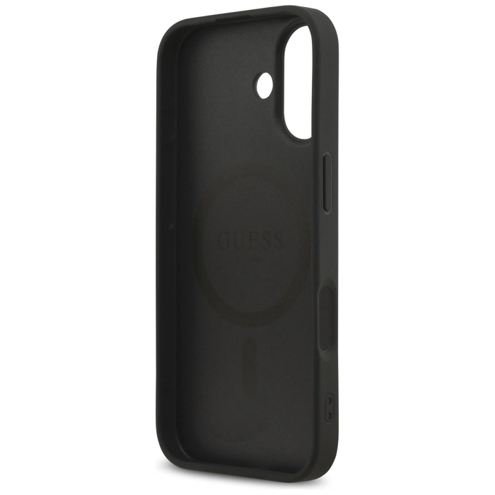 Guess Saffiano Classic Logo MagSafe Apple iPhone 17 black