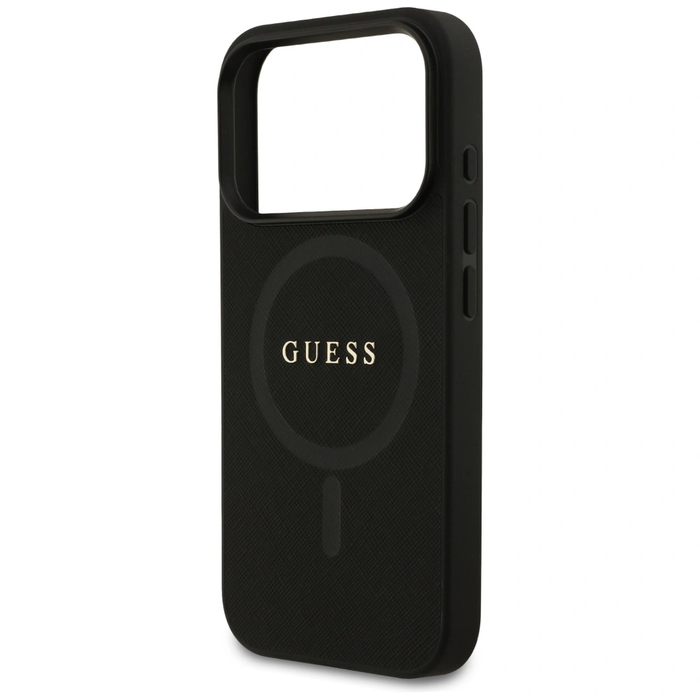 Guess Saffiano Classic Logo MagSafe Apple iPhone 17 Pro black