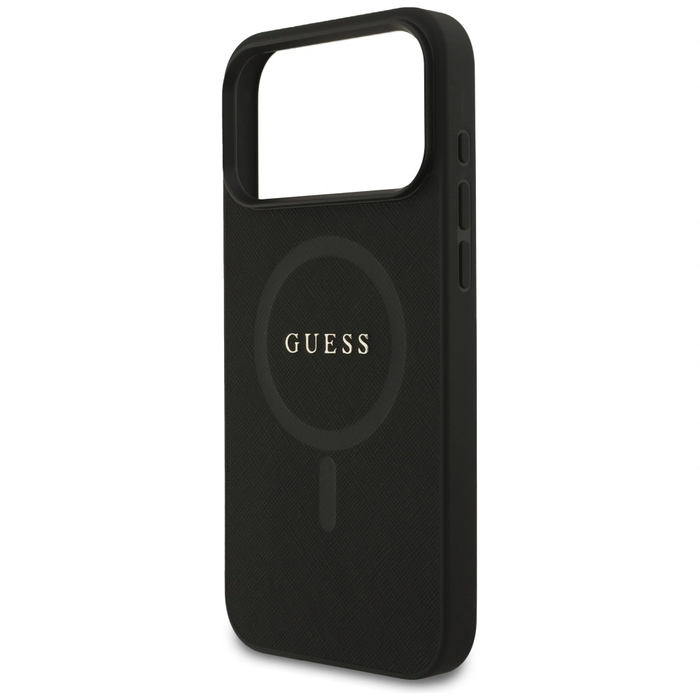 Guess Saffiano Classic Logo MagSafe Apple iPhone 17 Pro Max black