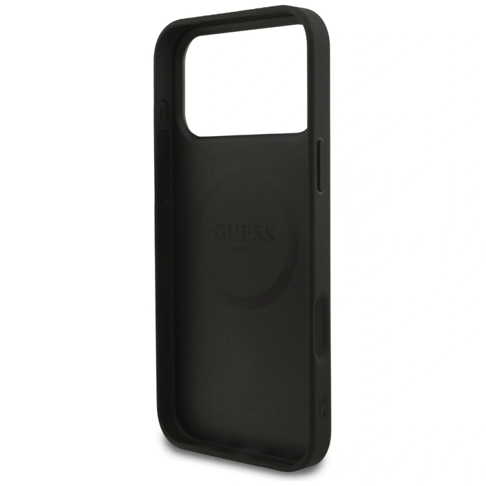 Guess Saffiano Classic Logo MagSafe Apple iPhone 17 Pro Max black