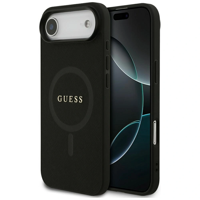 Guess Saffiano Classic Logo MagSafe Apple iPhone Air black