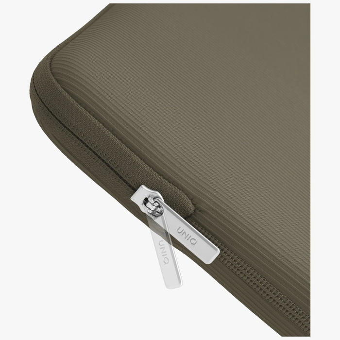 UNIQ Cyprus Ridge Edition Laptop Sleeve 14" water-resistant neoprene green