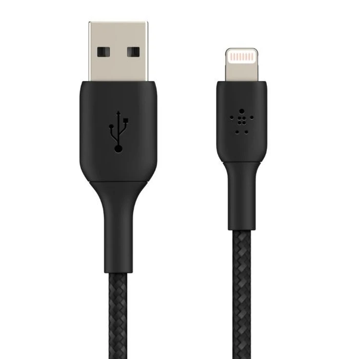 Καλώδιο Belkin Braided Usb-Light Ning 1m Black