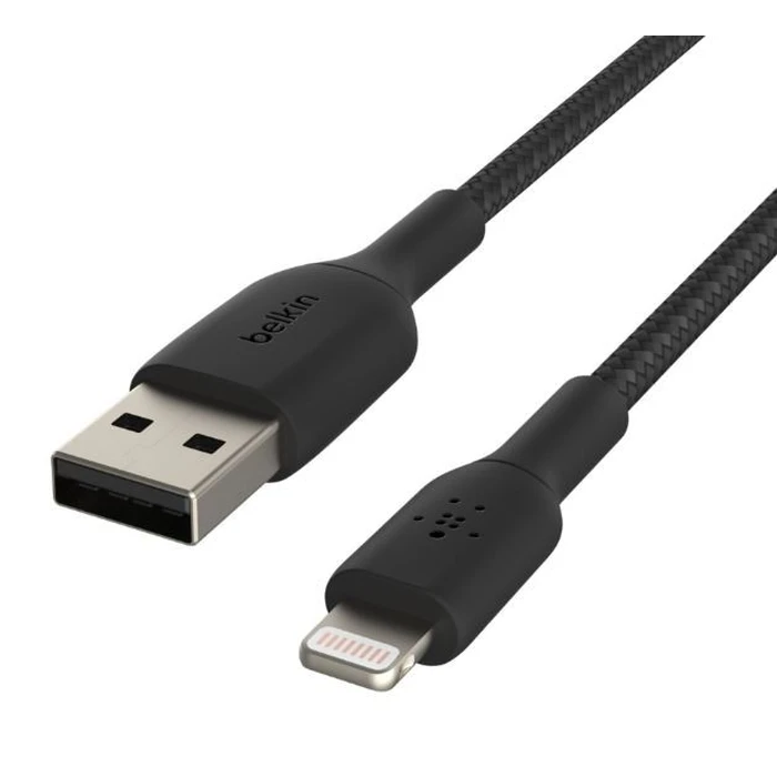 Καλώδιο Belkin Braided Usb-Light Ning 1m Black
