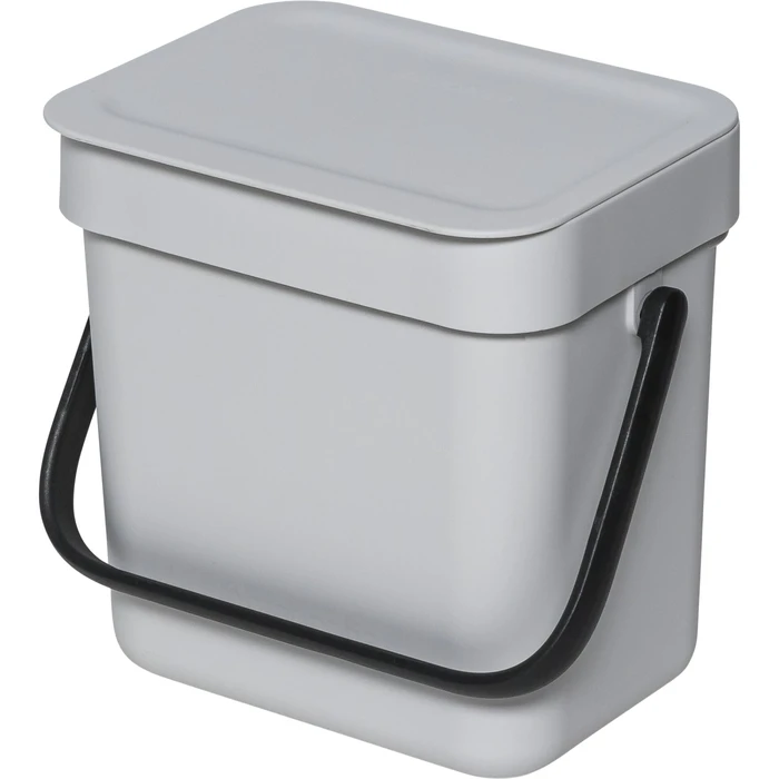 Brabantia Plastic Waste Bin Grey 3 L (213229)