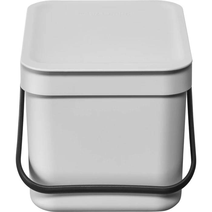 Brabantia Sort & Go Plastic Waste Bin 6 L Light Grey (Model 213267)