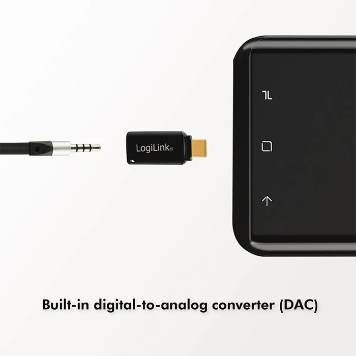 Καλώδιο Logilink Usb-C To 3.5mm Audio Adapter