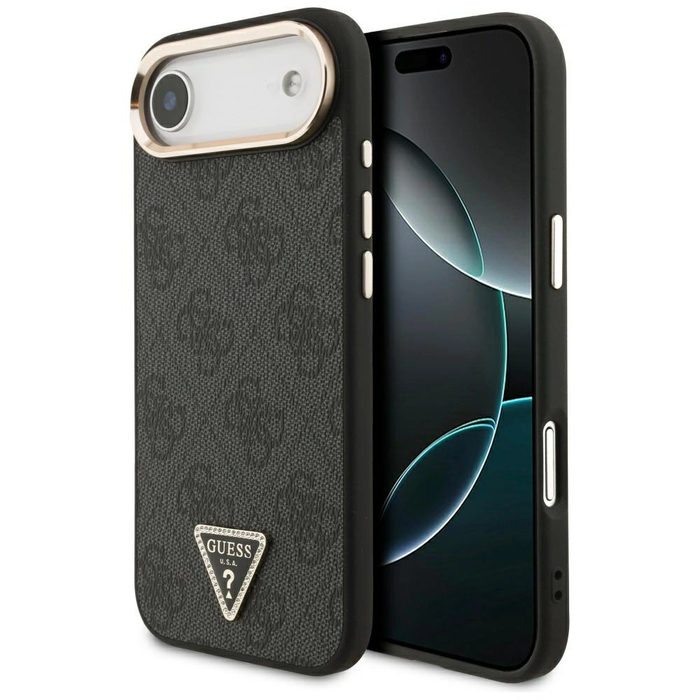 Guess 4G Triangle Logo MagSafe Apple iPhone Air black gold