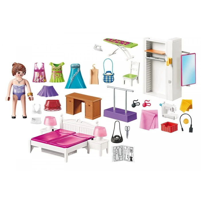 Playmobil Bedroom With Sewing Corner