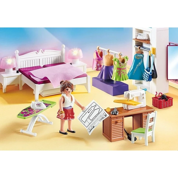 Playmobil Bedroom With Sewing Corner