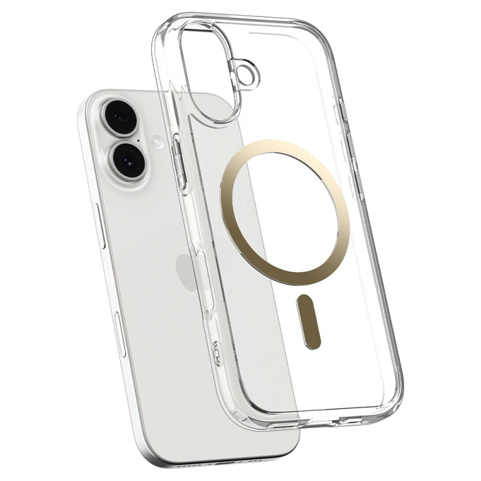 Spigen Ultra Hybrid Mag MagSafe Apple iPhone 17 Clear/gold
