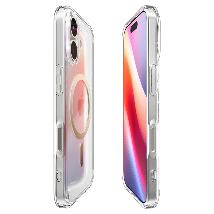 Spigen Ultra Hybrid Mag MagSafe Apple iPhone 17 Clear/gold