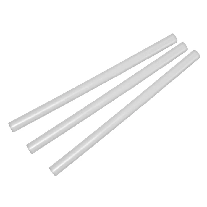Default Brand Silicone Rods White Transparent 11mm 30cm DM 6031