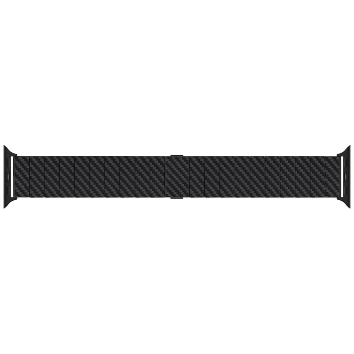 PITAKA Carbon Fiber Modern Apple Watch 1/2/3/4/5/6/7/8/9/10/11/SE/SE 3/Ultra/Ultra 2/Ultra 3 black grey