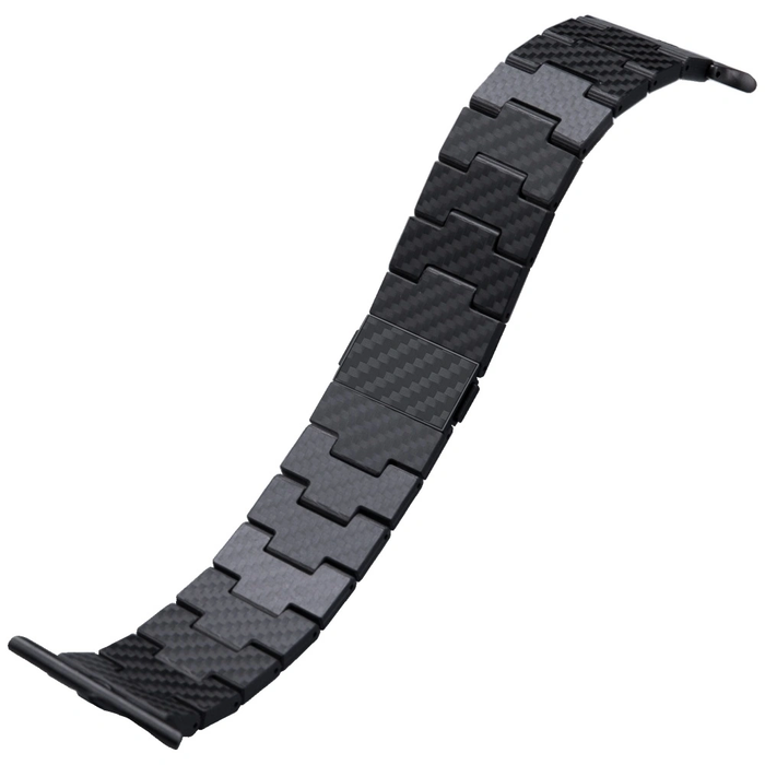 PITAKA Carbon Fiber Retro Apple Watch 1/2/3/4/5/6/7/8/9/10/11/SE/SE 3/Ultra/Ultra 2/Ultra 3 black grey