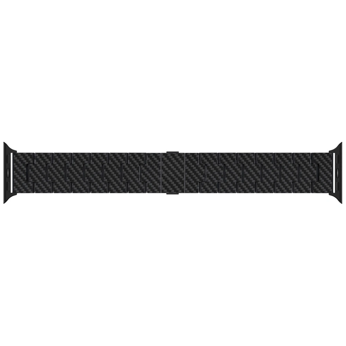 PITAKA Carbon Fiber Retro Apple Watch 1/2/3/4/5/6/7/8/9/10/11/SE/SE 3/Ultra/Ultra 2/Ultra 3 black grey